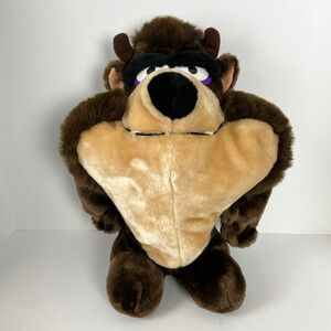1993 Tasmanian Devil 15" Plush The 24K Company Special Effects VINTAGE *Flawed*